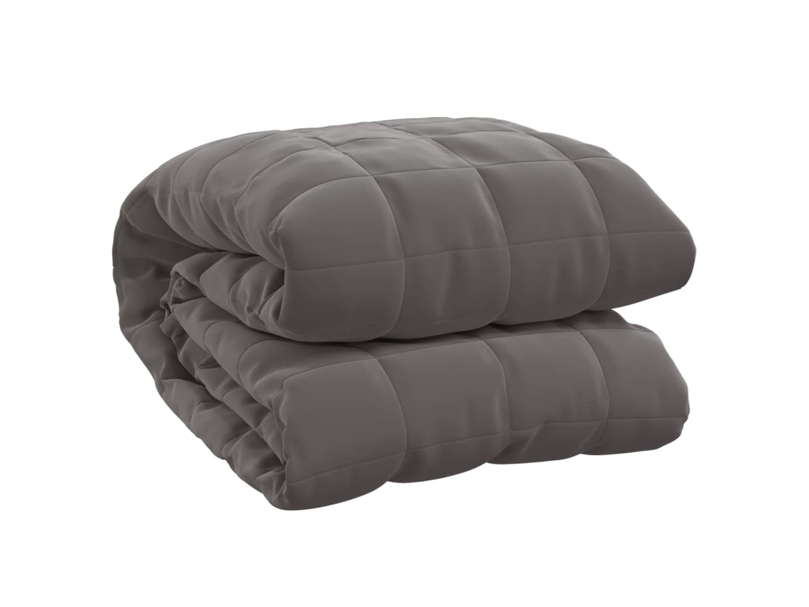 Weighted Blanket, Weighted Blankets Vidaxl Cinzeto Tecido (235 X 290 Cm)