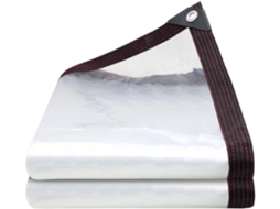 Heavy Duty Clear Tarp Pvc Tarpaulin Sheet Transparent Weather Cover With Rust Resistant Grommets For Garden Car Outdoor