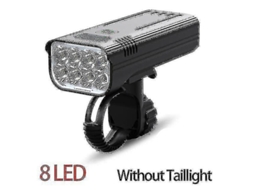 Farol De Bicicleta Led De 30.000 Lúmens Com Bateria Recarregável Usb De 10.000 Mah, à Prova Dágua Para Mtb. Aquaforge