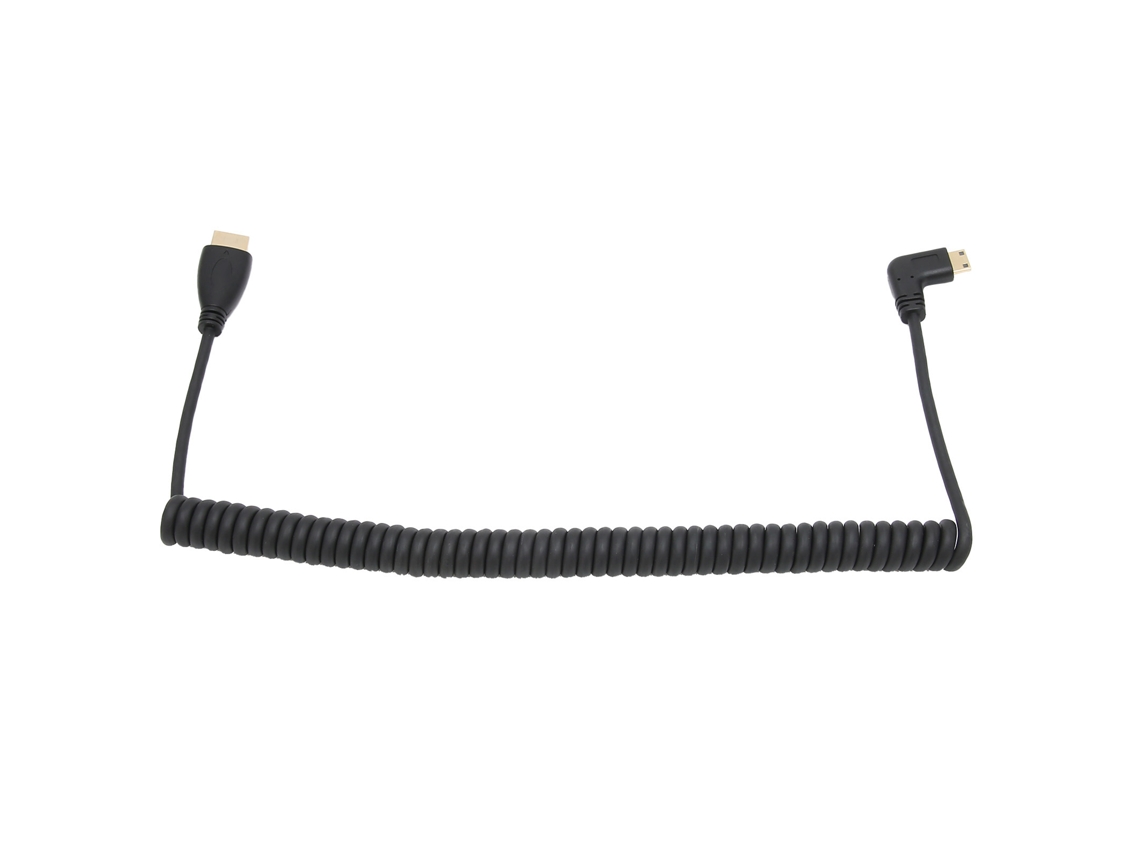 Aetheria cabo Extensor Hdmi compatible Macho para Macho a para C de 90 Graus com Tampa Anti poeira