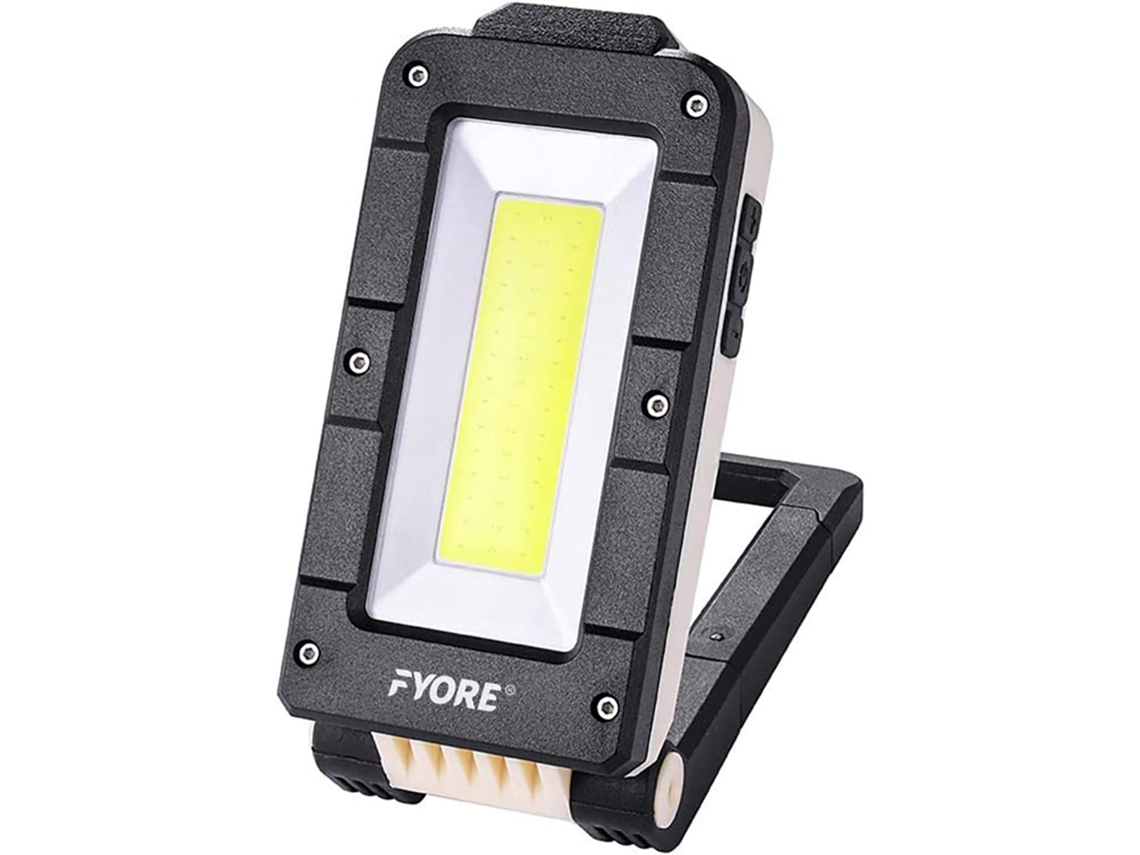 Luz De Trabalho Recarregável, 1500 Lm Cob Led Xpe Luz Vermelha De Aviso, Carregamento Rápido, Portátil, À Prova Dágua , Base Magnética Girató (ipx4)