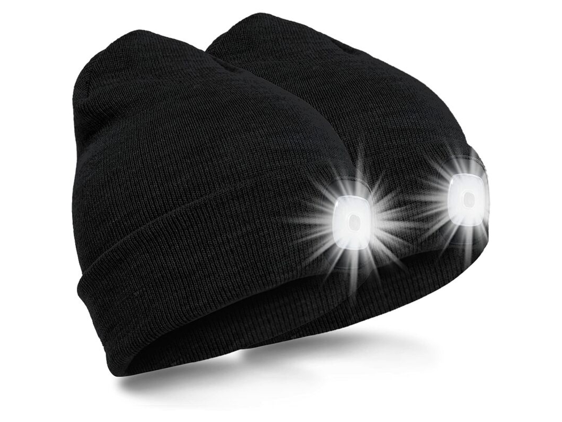 Boné com Luz Led para Corrida, Camping e Caminhada BRILVIBERA (pacote com 2)