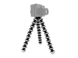 Tripé Flexível com Cabo para Mini Câmera Digital TAISHENGDA (preto)