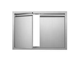 Porta De Aço Inox Para Cozinha Exterior 762x532mm Com Design Moderno Tekmaquinas