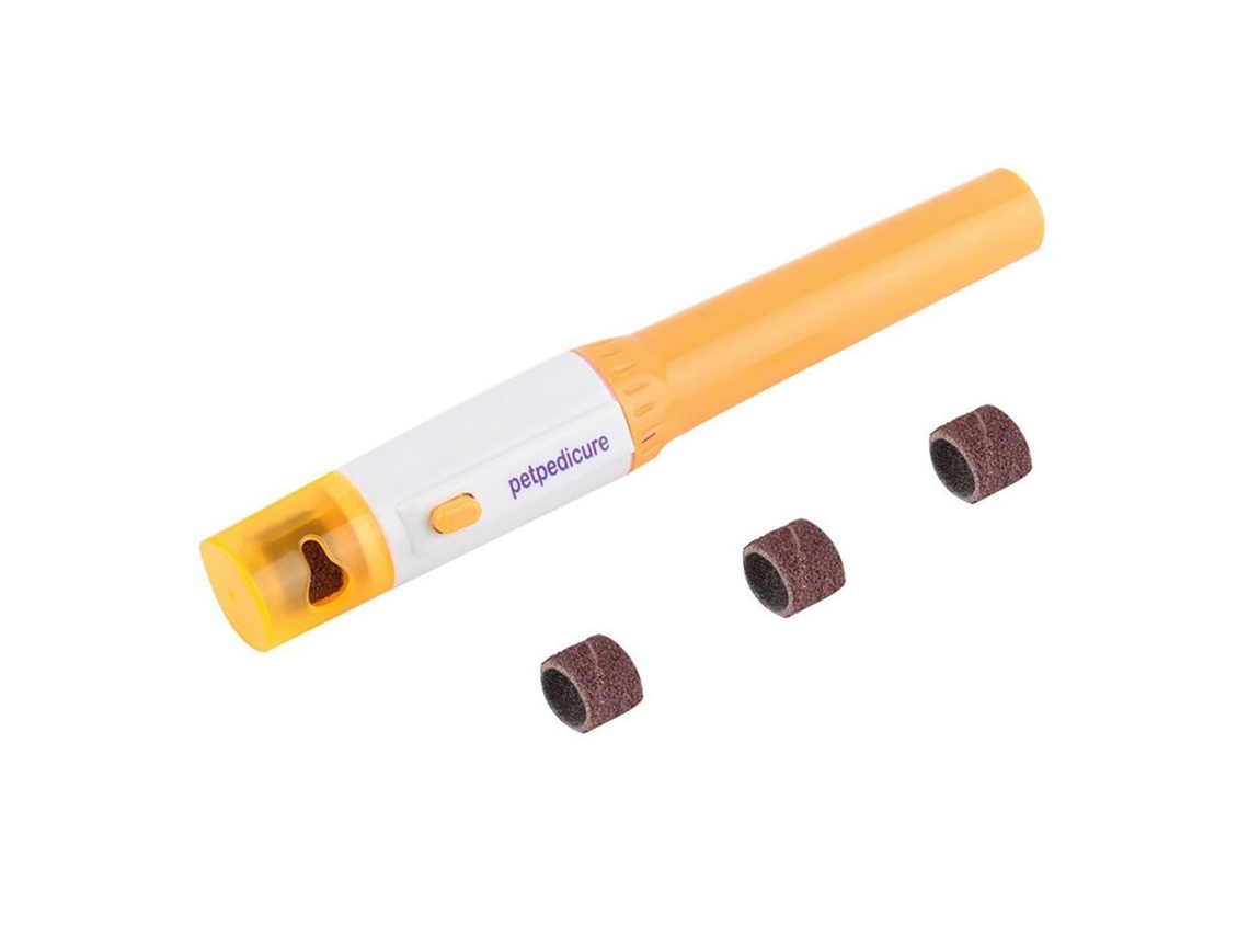 Aparador de Unhas Elétrico para Pets Sem Dor com Botão de Liga/desliga para Cães e Gatos