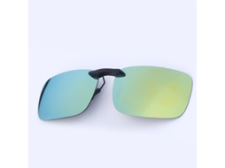 Óculos de Sol Polarizados com Clip on Dourados SIURN