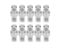 10 Peças Conector Chave 3/8in Adaptador Chave De Dois Extremos Ferramenta De Conversão Aço Inoxidável