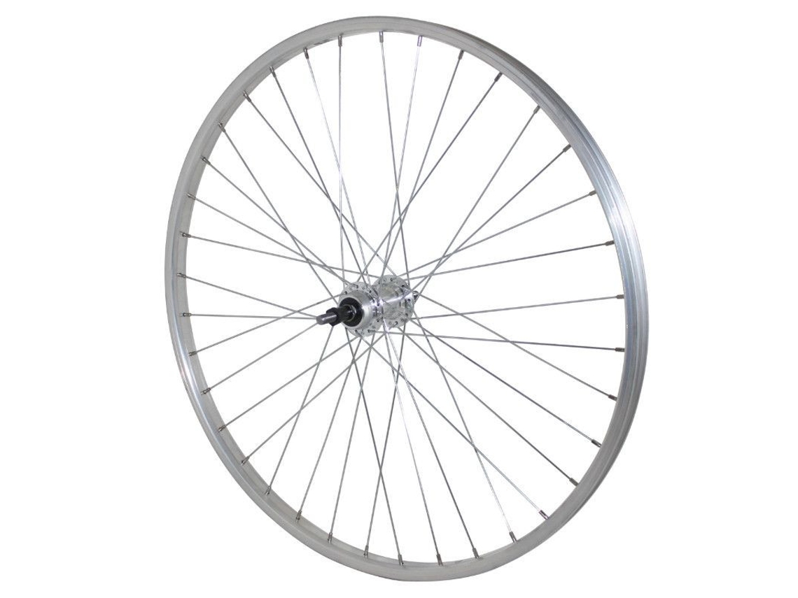 Cubo de alumínio de roda traseira de bicicleta de montanha com eixo completo VELOX 7-6V.