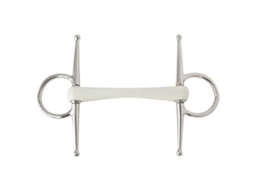 Pauzinhos Snaffle de Boca Reta Comfort Prateado 13.5 Cmsefton