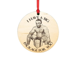 Presente de Natal Santa Claus com Grande Pacote LAXISCREED
