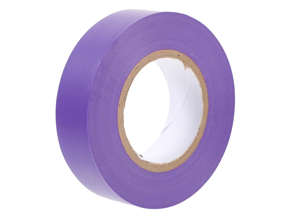 1 Rolo De Fita Isolante Elétrica Adesiva Pvc Para Uso Industrial E Doméstico Colorida