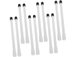 Conjunto De 12 Extensores Válvula Pneu Plástico,hastes Retas Para Carros,bicicletas E...