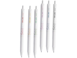Conjunto De 6 Canetas Gel Angoyily, Modernas Para Escrita À Mão,