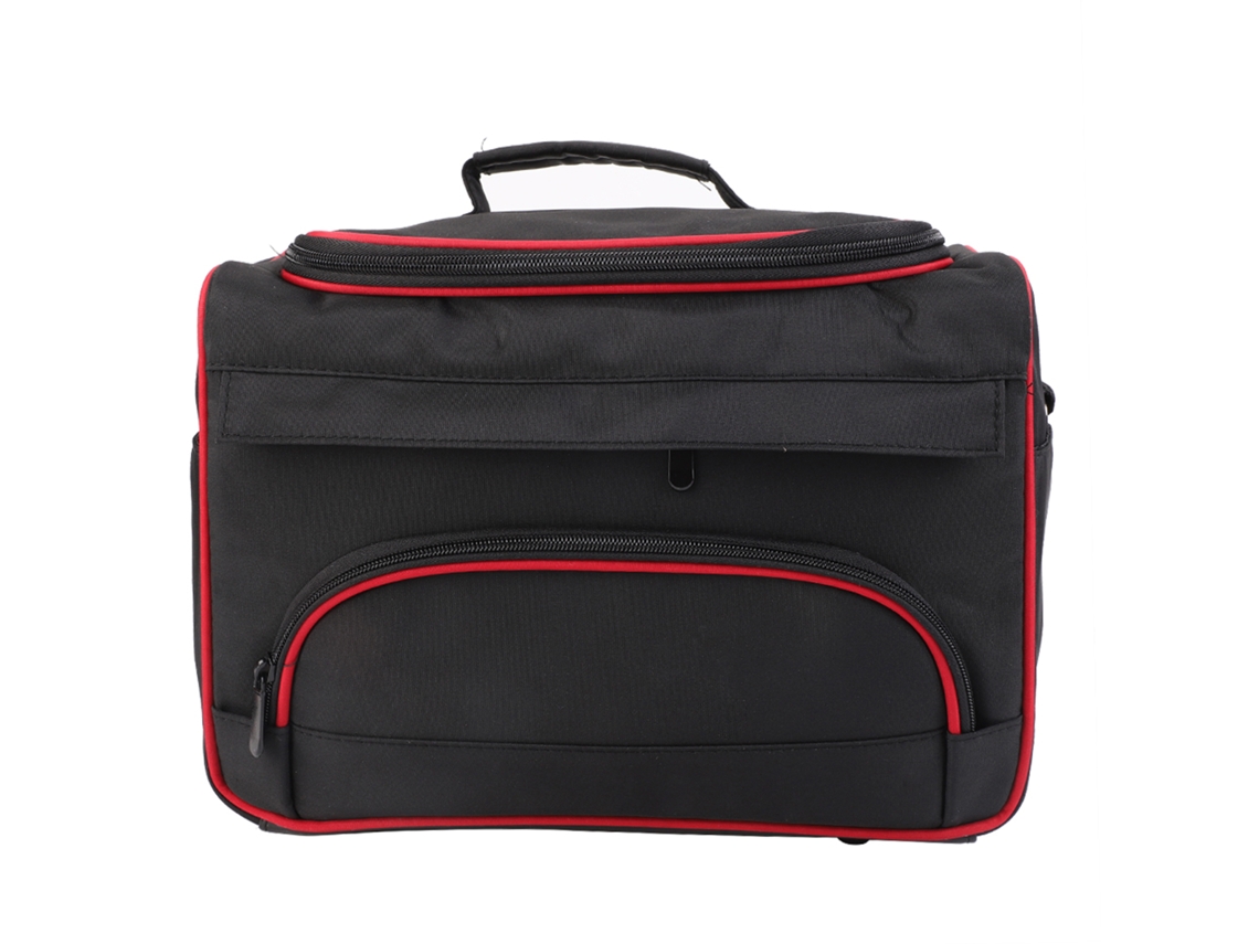 Bolsa portátil para maquiagem e cabeleireiro com grande capacidade, ideal para viagens e uso doméstico - Estilista profissional