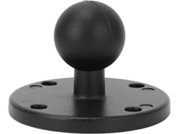 Placa Adaptadora Metálica Amps Com Encaixe Esférico De 1 Polegada,