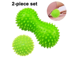 Conjunto De Bola De Massagem Spike Peanut Roller E Porco Espinho Para Tecido Muscular Profundo