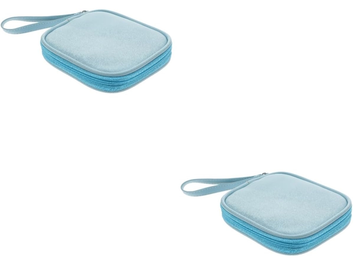 Conjunto de 2 Caixas Organizadoras para Fones de Ouvido, Estojo, Bolsa, Pequenos Acessórios e Cabos. SFUSHOS