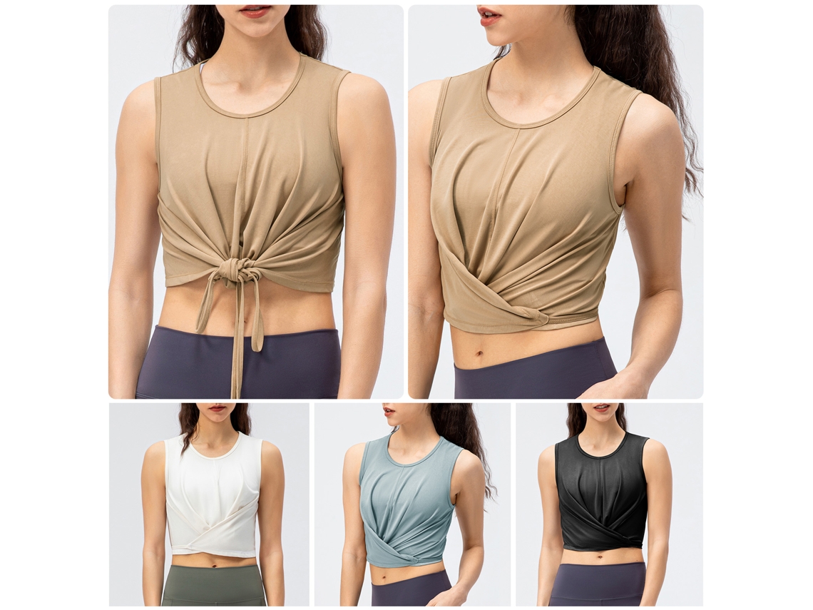 Yncm-top Crop Sem Mangas Para Treino Modal 72%