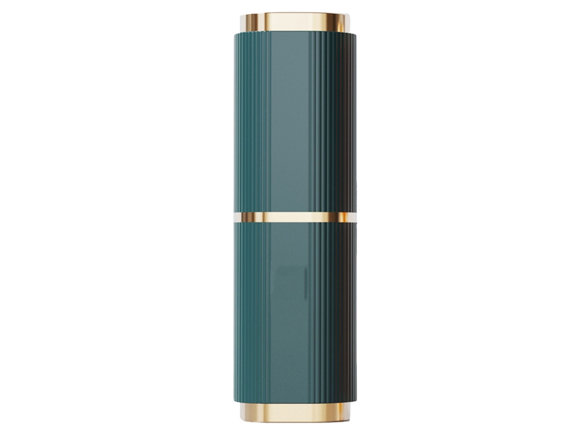 Porta Escova Dentes Abs Preto Verde Banheiro