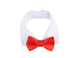 2026 corbata Ajustável para Mascotas Cão Gato Formal Traje Collar de Pelo com Fecho Mágico Material Poliéster Suave