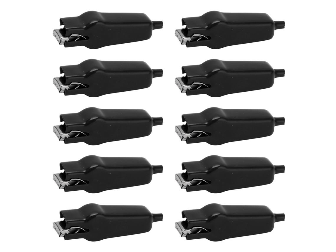 10 ganchos de bateria de 20A, forte, para equipamentos elétricos, preto, YURU
