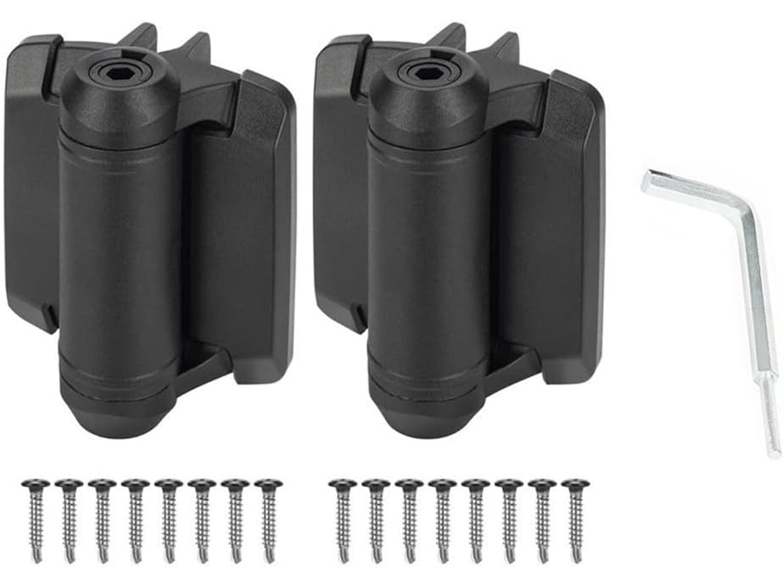 Dobradiças Ajustáveis Com Fechamento Automático Para Portões De Piscinas, Em Nylon Resistente E Ferragens De Aço Com Pés