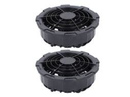 2 Ventiladores Jaqueta Refrigerante 5V 0.6A USB para Ar Condicionado Colete de Trabalho S/MARCA