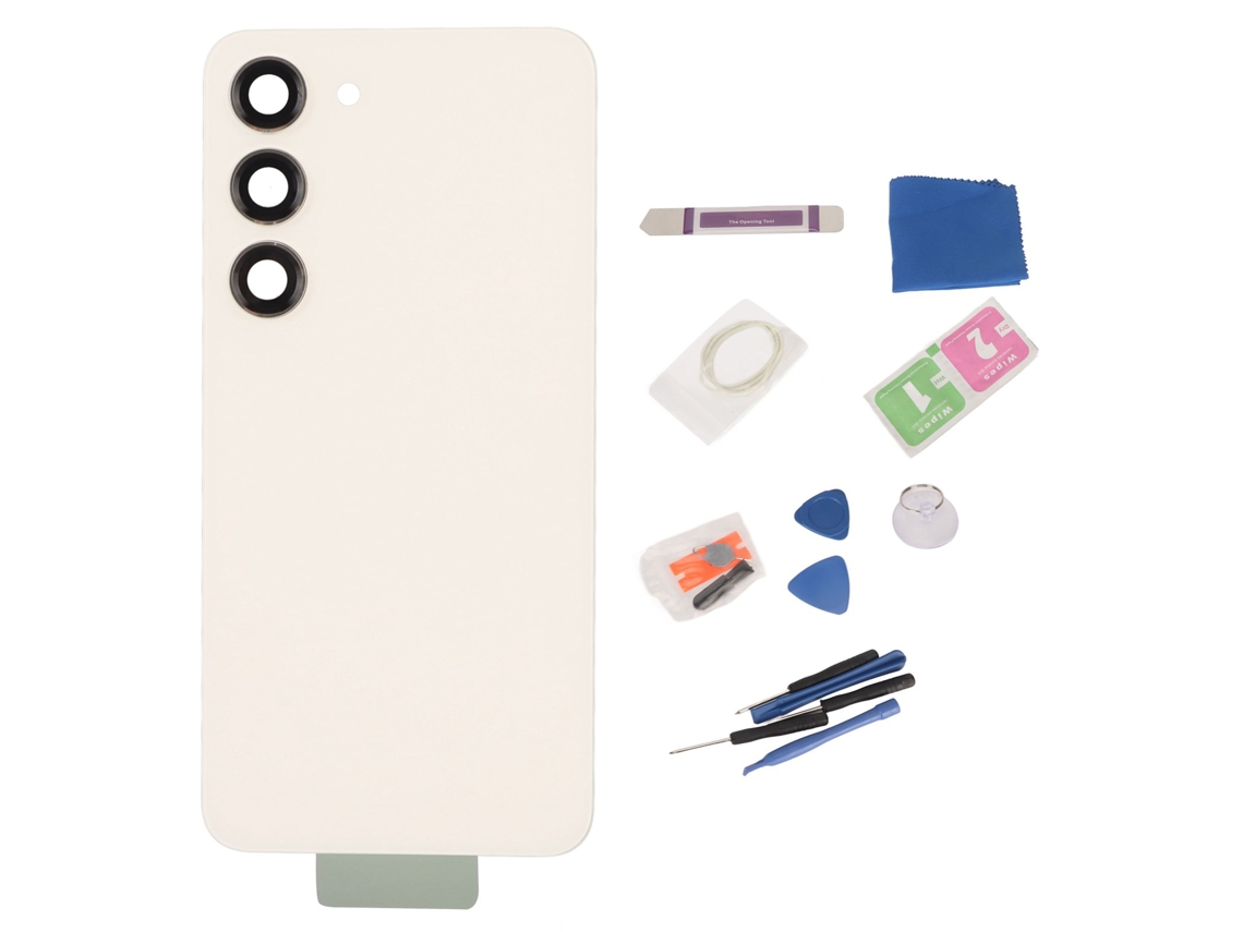 Reposição de Tampa de Vidro Galaxy S23 Branco | S/MARCA