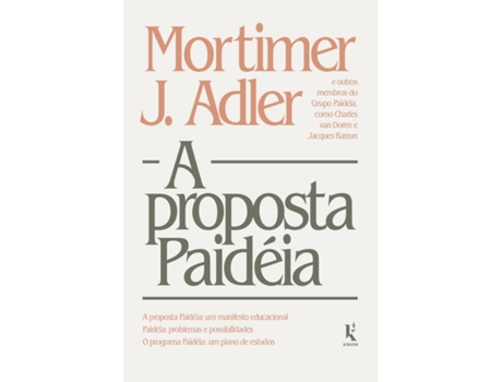 Livro A Proposta Paidéia de Mortimer J Adler (Português do Brasil)