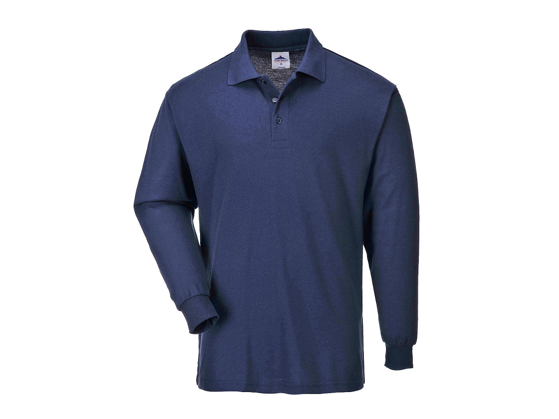 Polo Manga Longa Genoa: Conforto E Estilo Preto / Xxl