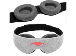 Máscara de Dormir Manta com Bloqueio de 100 % da Luz e Pressão Intraocular Zero, Confortável e Ajustável, Perfeita AQUAFORGE
