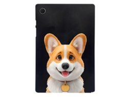 Capa Para Samsung Galaxy Tab A8 10.5 Com Estampa, Fina E Protetora Em Tpu Corgi Tuotuo (2021)