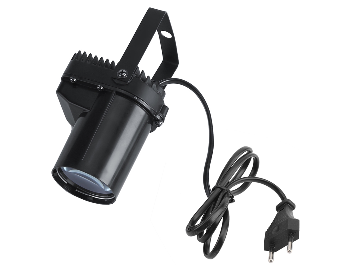 Refletor de LED 5W, feixe estreito 8°, para palco, discoteca, pub, festa, efeito pinspot S/MARCA