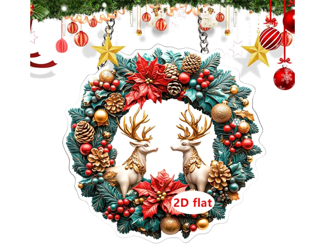 Decoração de Natal para Interiores Enfeite Festivo para Pendurar na Árvore de Natal, Pingente de Papai Noel em CHABERLU