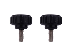 Botão De Fixação Parafuso M4, Diâmetro Da Cabeça 14mm, Comprimento Total 22mm, Material Metal E Plástico, 2 Unidades