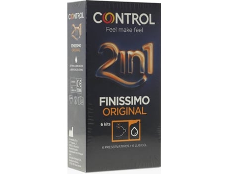 Preservativos CONTROL Duo Finissimo com Lubrificante (6 + 6 Unidades)
