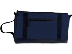 Bolsa multiuso resistente a arranhões, feita de lona encerada com zíper e fundo reforçado, ideal para projetos pessoais.