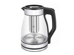 Chaleira de Aço e Borosilicato, Luzes Led, 1500W, 1,5L DAM