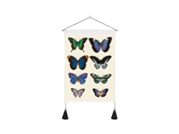 Poster de parede butterfly tapestry estilo 7 para decoração retro sem furos LAXISCREED