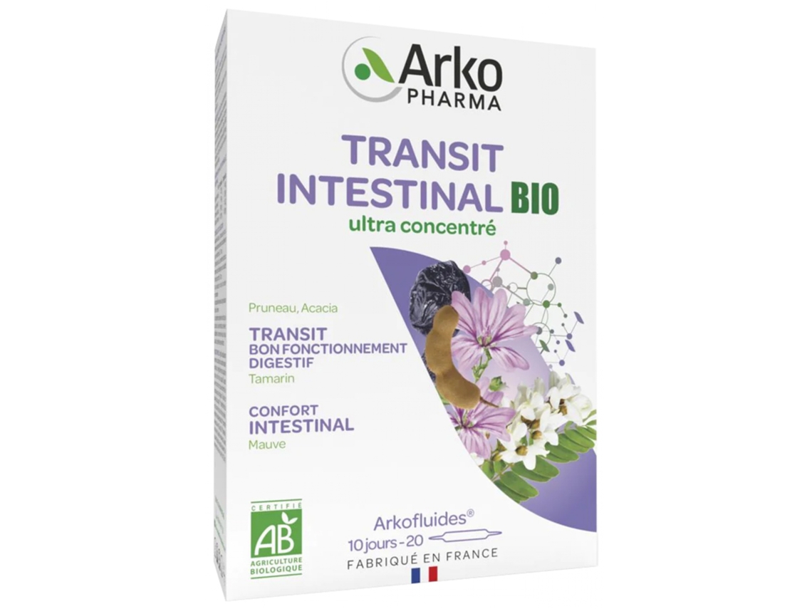 Arkofluides Trânsito Intestinal Bio 20 Ampolas ARKOPHARMA