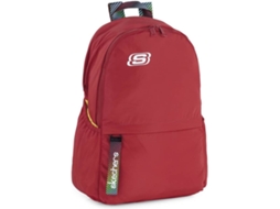 Mochila SKECHERS Com Bolso Interno (46 x 30 x 15 cm - Vermelho)