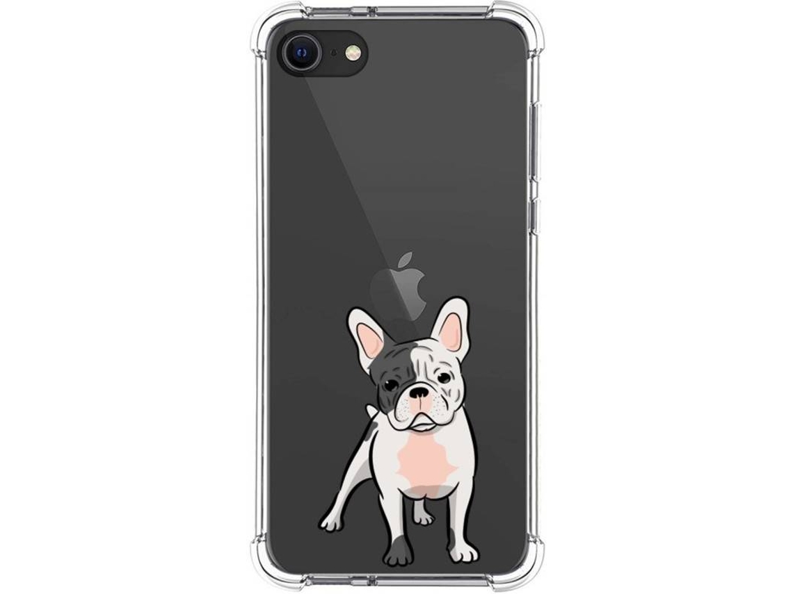 Capa iPhone SE 2020 TUMUNDOSMARTPHONE Desenhos Antigolpes Cães 06 Multicor