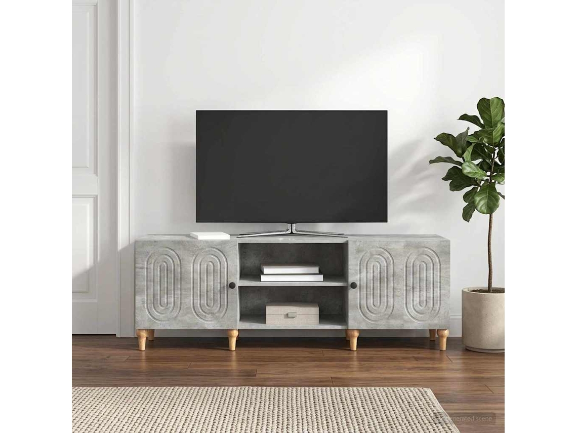 Vidaxl Gabinete Para Tv 150 X 31 X 50 Cm Cinzento Cimento