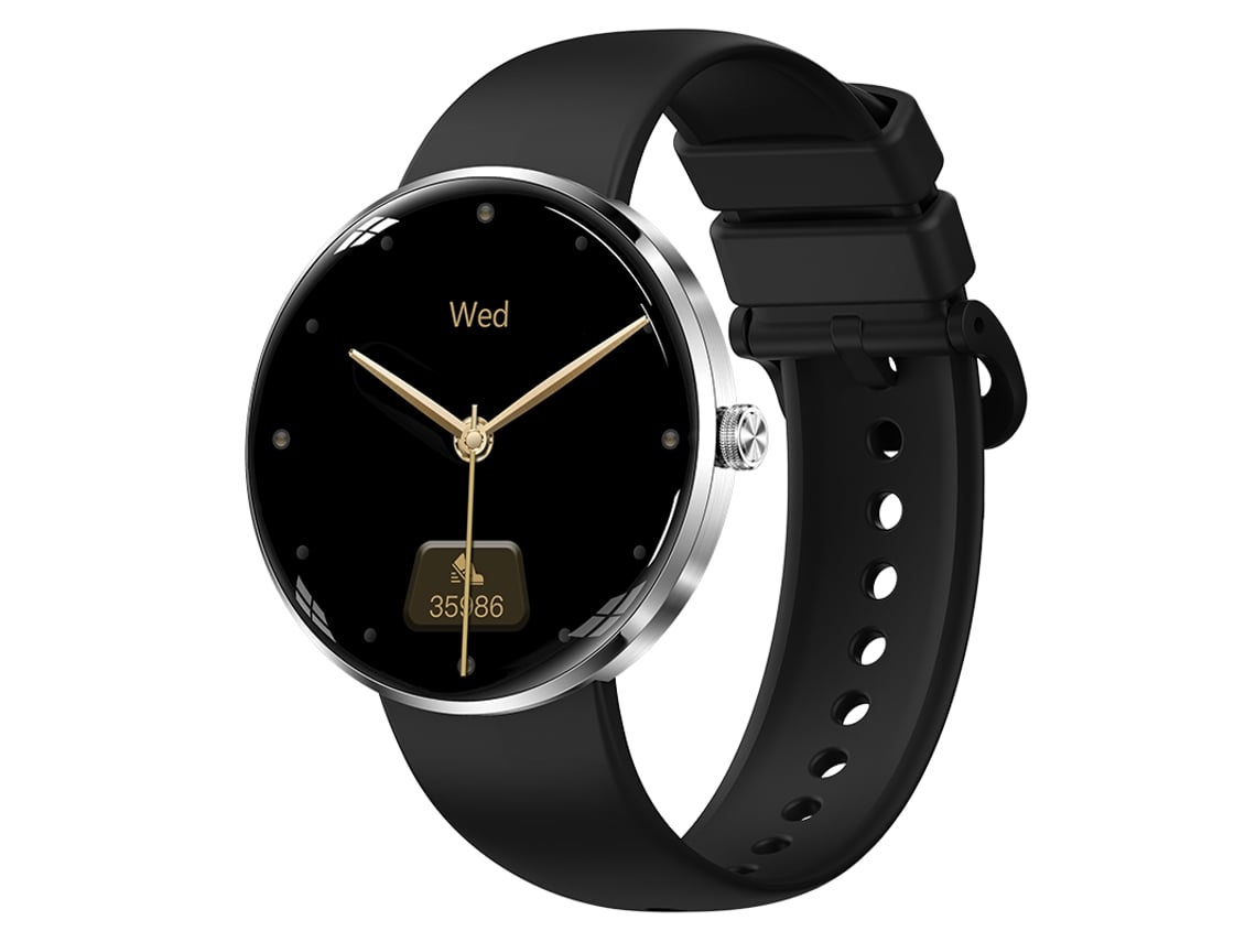 Smartwatch Chronus Amoled 1,43 Polegadas Com 123 Modos E Aço 304 Preto