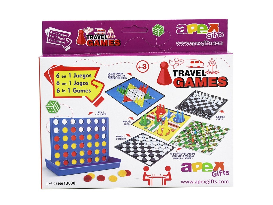 Jogo De Viagem 6 Em 1 B.active