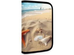 Bolsa dupla para ferramentas de praia, praia e estrelas-do-mar, bolsa de armazenamento pequena, bolsa de armazenamento multiuso.
