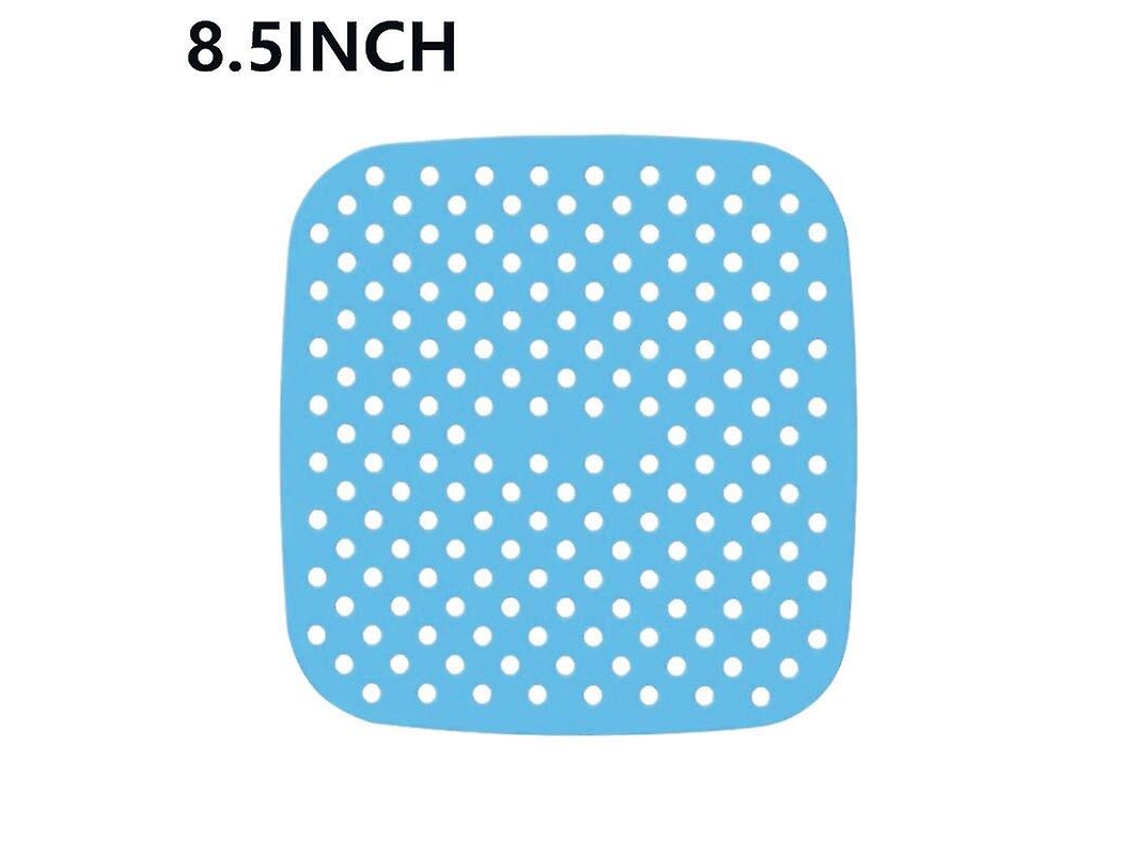 Forros de silicone reutilizáveis para fritadeira elétrica Slowmoose Blue, papel vegetal de qualidade alimentar