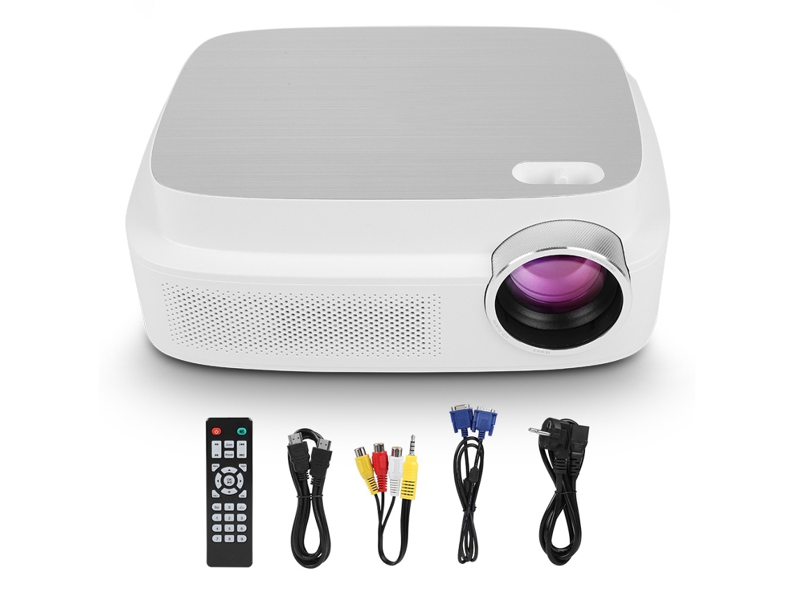 Projetor Lcd Residencial 1080p Full Hd Com Múltiplas Conexões