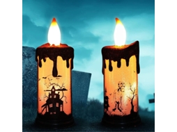 Velas Sem Chama de Halloween com Bateria | S/MARCA