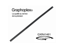 Espessura da régua de aço grossa 1mm l 24mm L 100cm - Graphoplex cor
